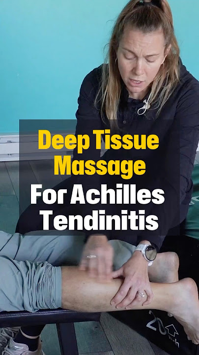 Deep Tissue Massage for Achilles Tendinitis | Release Tension in the Gastroc Muscle