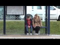 What would you do if you saw a little boy at a busstop?