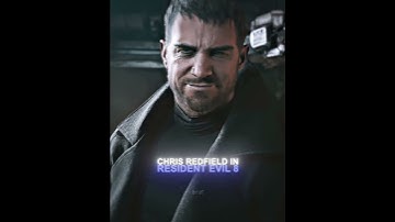 Chris Redfield in RE1 vs RE8 🔥 [4K] | Resident Evil #shorts