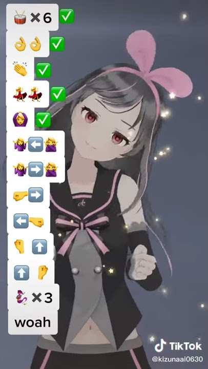 kizuna AI black dancing on TikTok