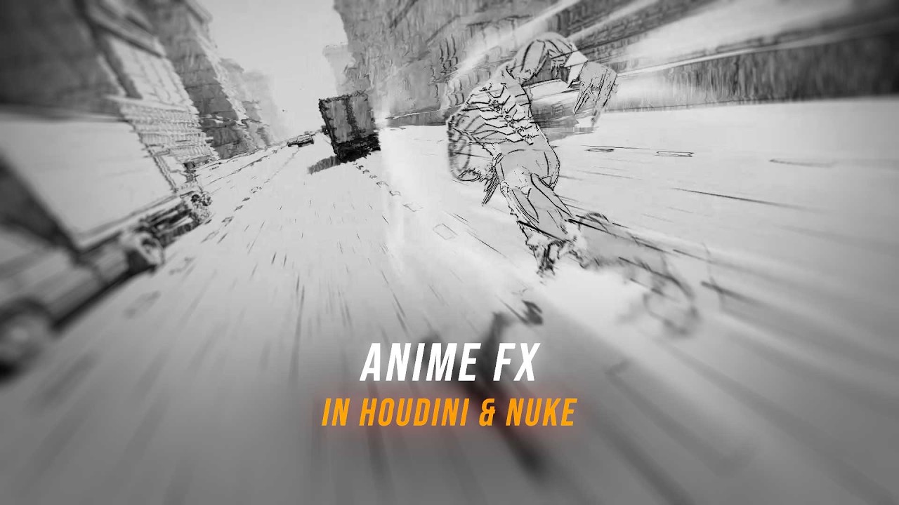 Аниме-эффекты в Houdini и Nuke — мастер-класс по визуальным эффектам.