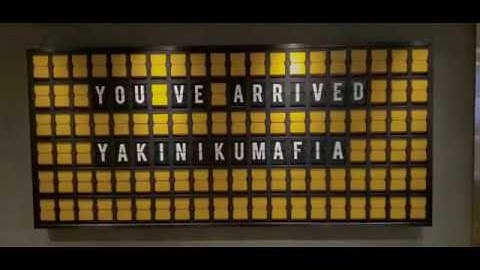 Restaurant menu board split flap