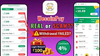 WecoinPay Withdrawal Failed!! WecoinPay Real or Scam? Testing screenshot 4