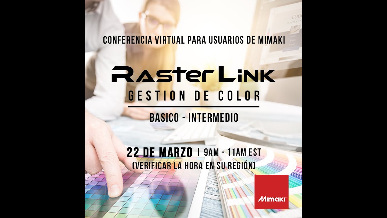 RASTERLINK: Gestion de color - YouTube