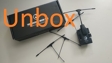 TBS CROSSFIRE MICRO TX V2 STARTER SET UNBOX