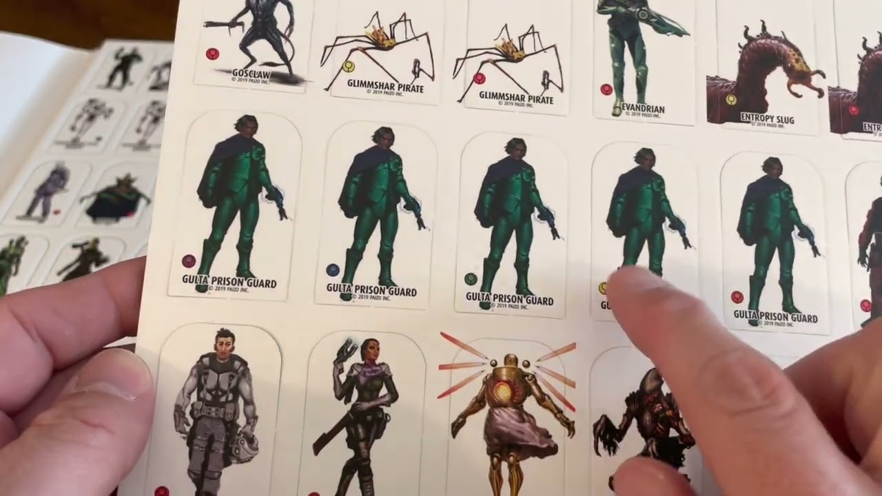 Starfinder RPG: Against the Aeon Throne Pawn Collection (Unboxing 