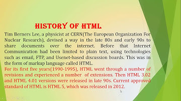 CLASS X HTML PART I