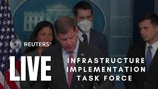 LIVE: Infrastructure Implementation Task Force members hold briefing