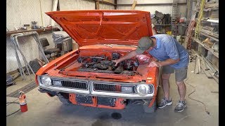 Firing Up The 1971 Mystery Dodge Muscle Car Barn Find & Updates