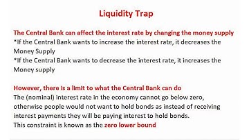 Liquidity Trap
