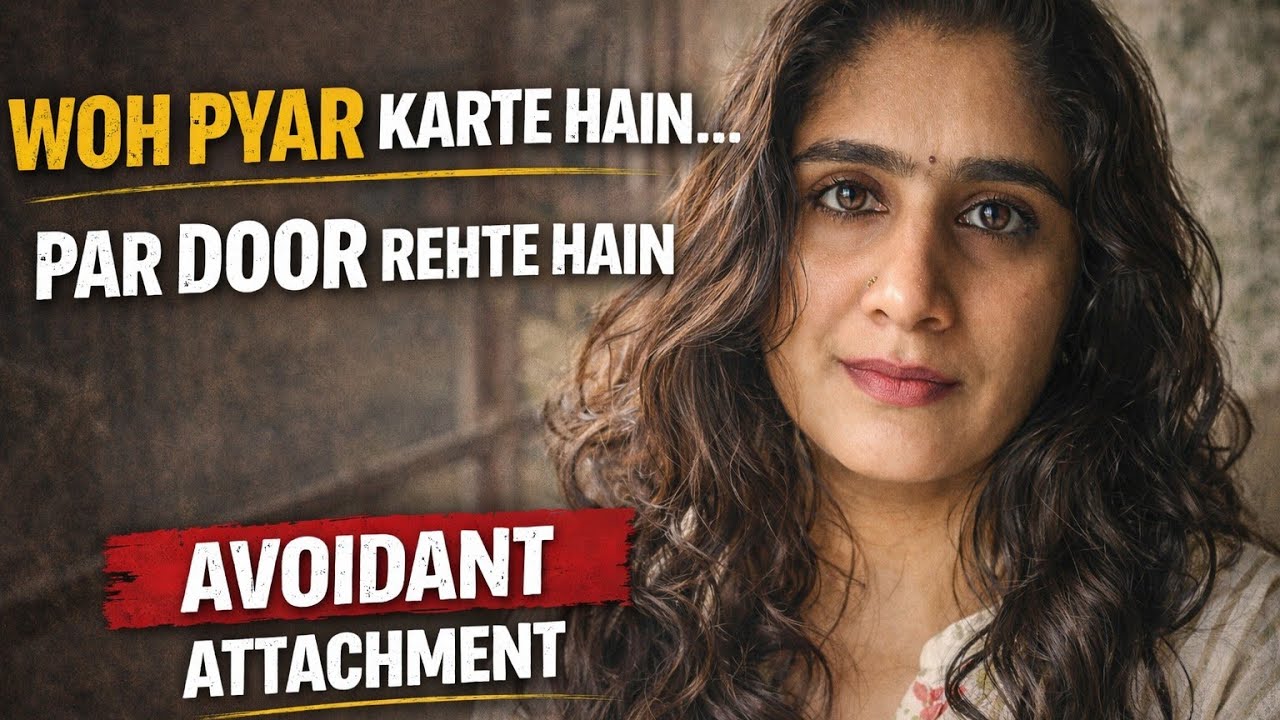 Avoidant Attachment Style: They Love You But Stay Distant (Psychology Explained)#attachment #hindi 