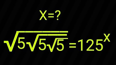 China | Can You Solve This nested Radical Equation |x=?