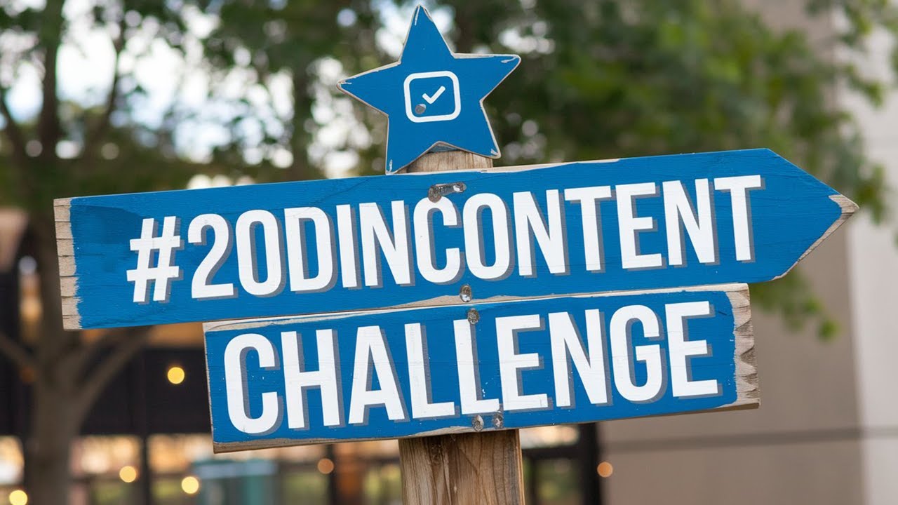 Create MORE Engaging Content in LESS Time with This 20 Day Challenge | 2024