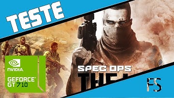 GT 710: Spec Ops The Line [Low Settings]