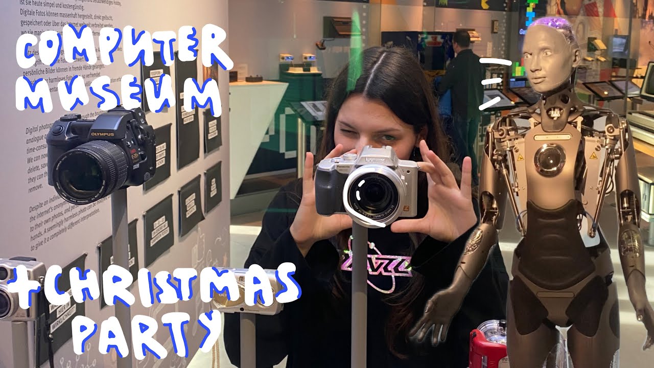 Uni-будни🎓xmas party🎄computer museum💻