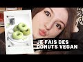 Jessaye de faire des donuts vegan au pandan  by plantbased baking with mei ft my thai boyfriend