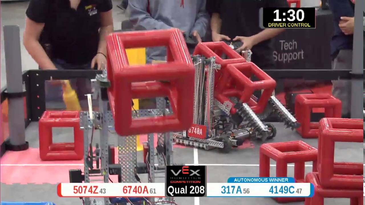 2015 VRC Arts Q208 - 5074Z 6740A vs 317A 4149C - 35 to 63 - VEX Worlds 2015 - Arts Division