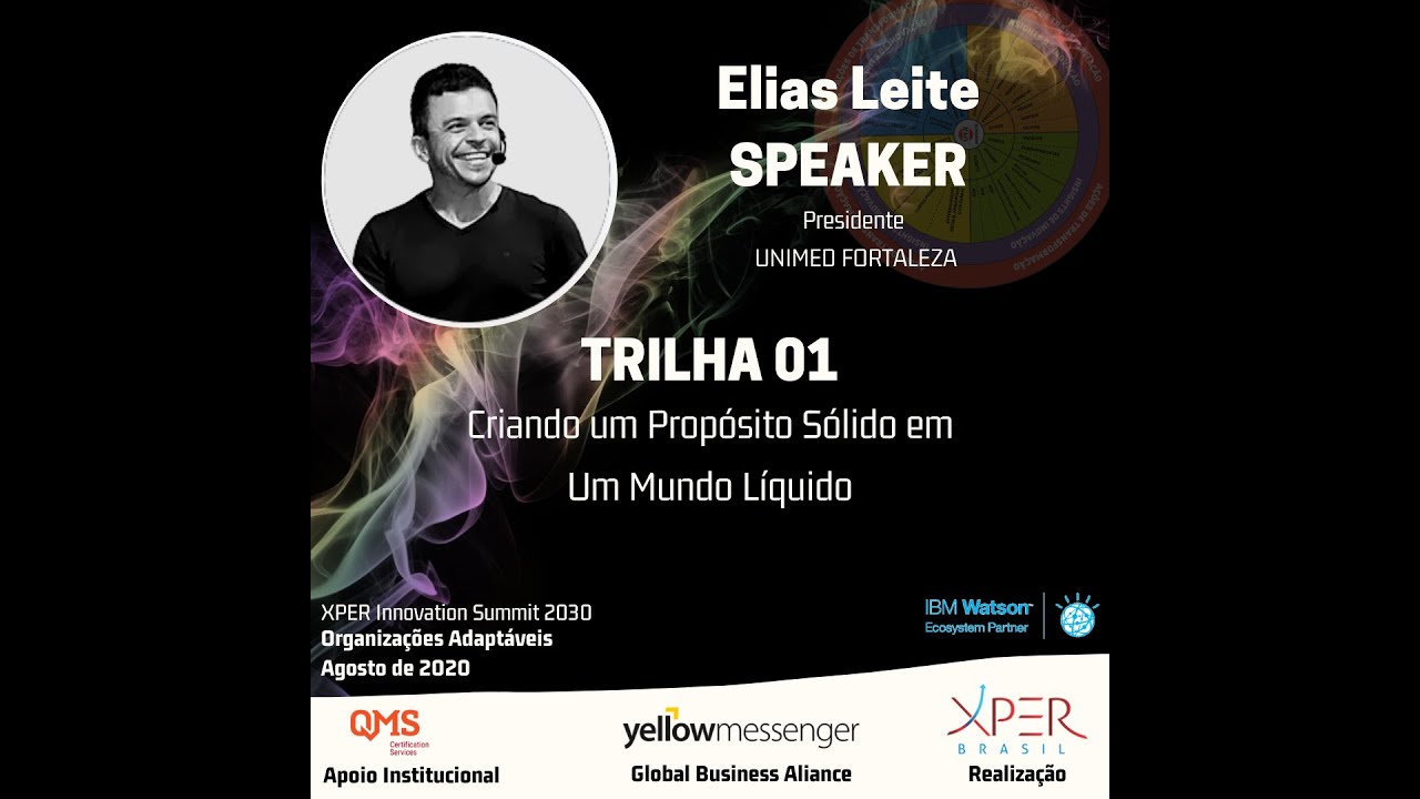 Elias Leite - Trilha 1 - “CRIANDO UM PROPÓSITO SÓLIDO EM UM MUNDO LÍQUIDO” content media