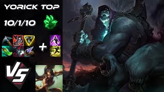 TOP Yorick vs Nidalee - EU Challenger Patch 25.S2.2