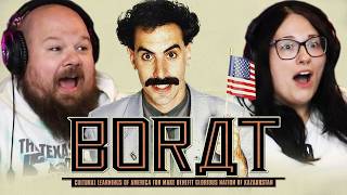 BORAT (2006) | MOVIE REACTION *First Time Watching* | We were NOT ready!
