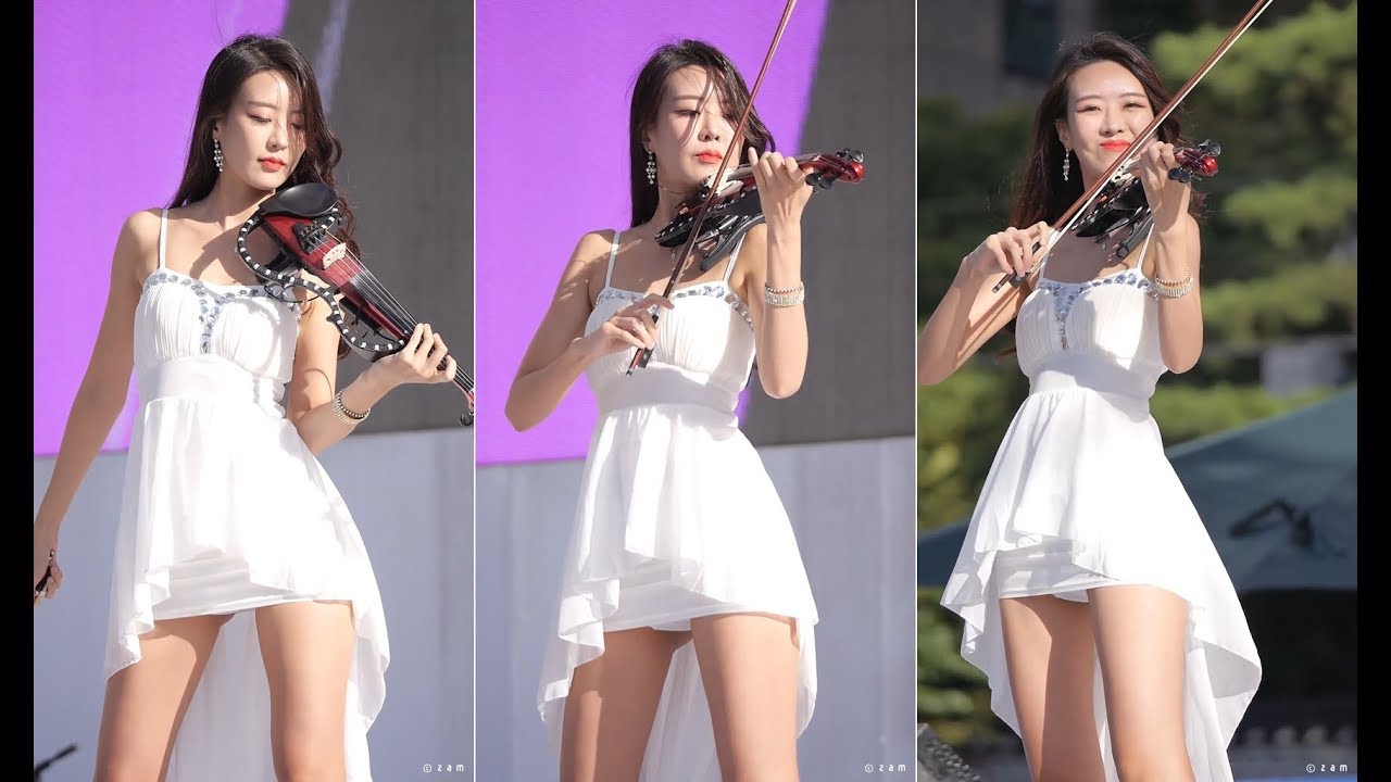 180923 전자현악 샤인 Shine 미나 - 전자현악 연주 퍼포먼스 (문화가흐르는서울광장) 직캠 fancam by zam