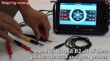How to use G Scan 2 and 4 channel oscillioscope function