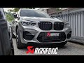 Bmw x3m competition akrapovic exhaust  fast suv