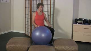 Three Point Balance Ball Exercise