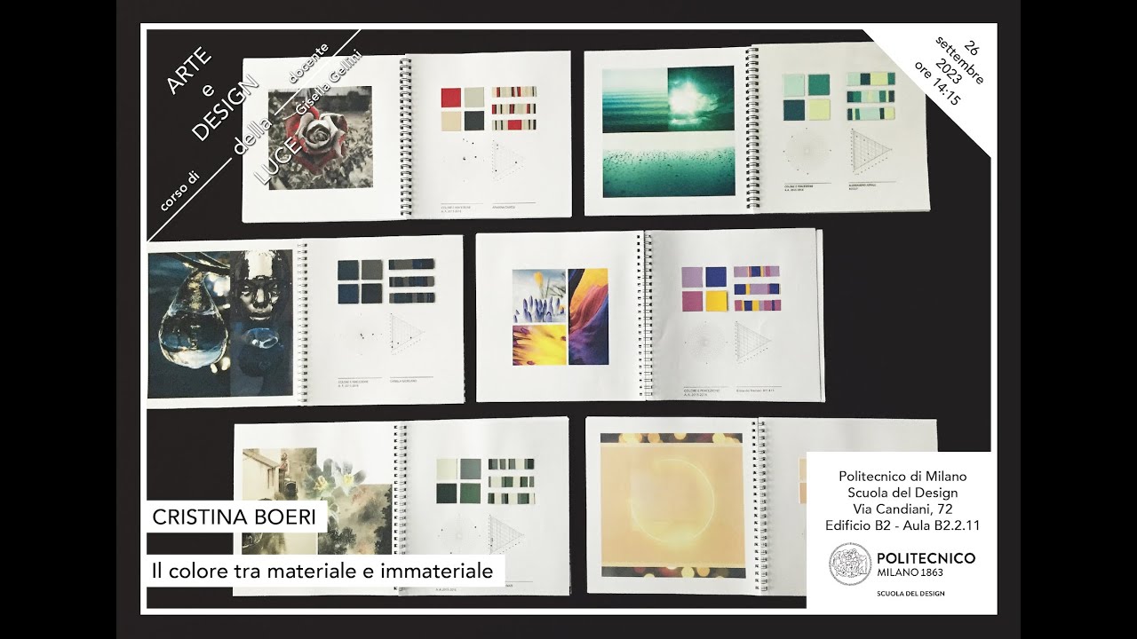 Arte e Design della Luce | Cristina Boeri - Il colore tra materiale e immateriale