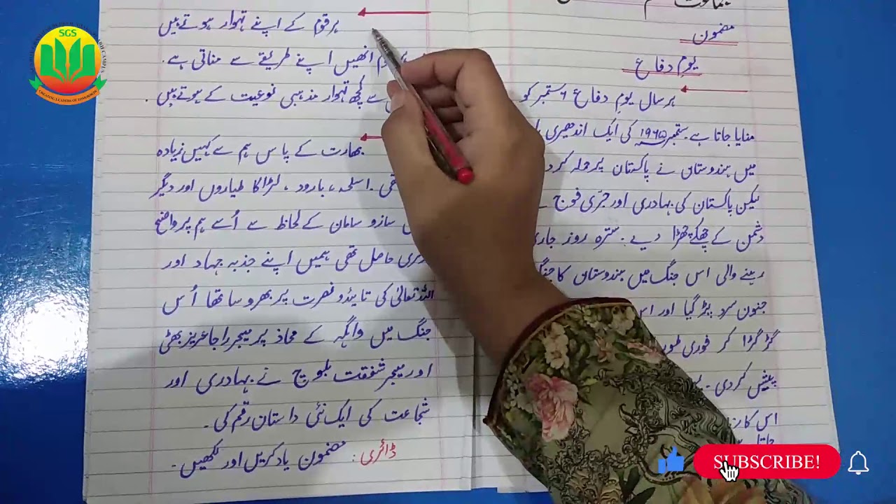 urdu essay topics for class 2