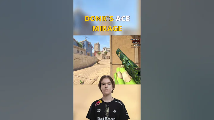 Donk's highlight | Ace on Mirage | #cs2 #teamspirit