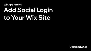 How to Add Social Login to Your Wix Site