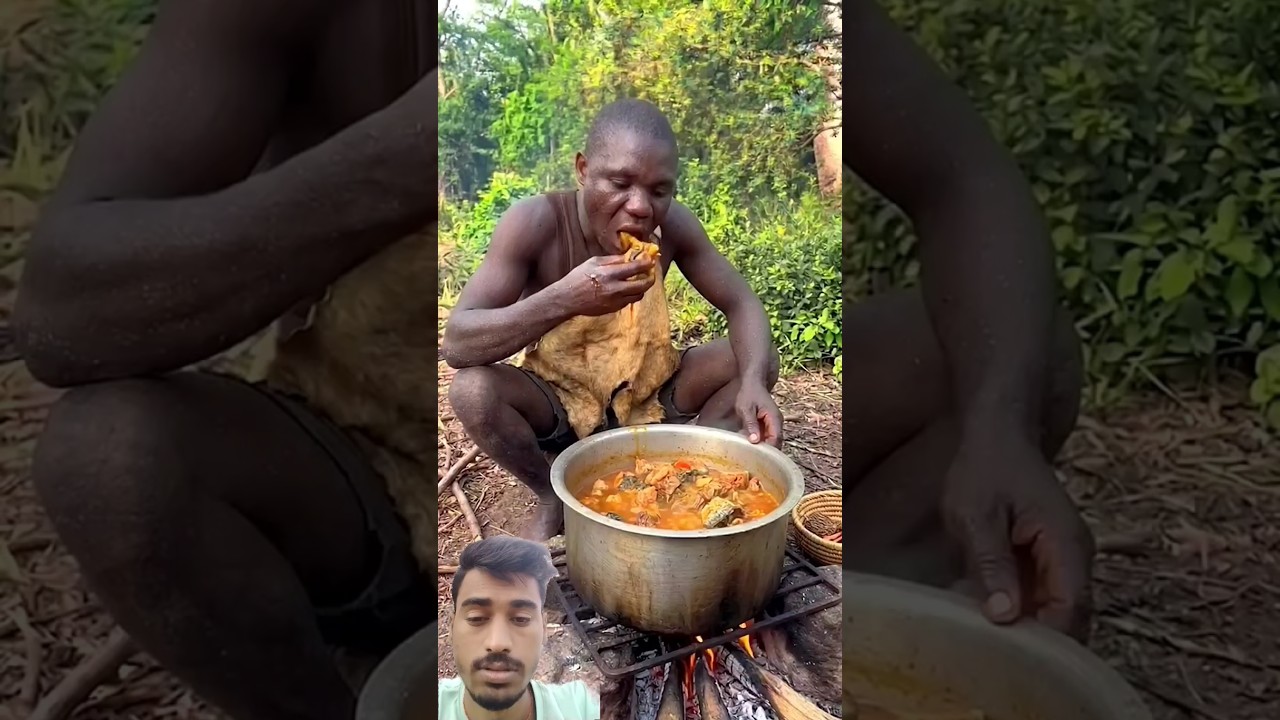 Today Lunch,😋‼️traditional Meal 😋😲 very delicious food, Enjoying#culture #africa #wildlife #shorts