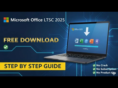 Download Microsoft Office LTSC 2025 for Free on Pc – Step by Step - YouTube