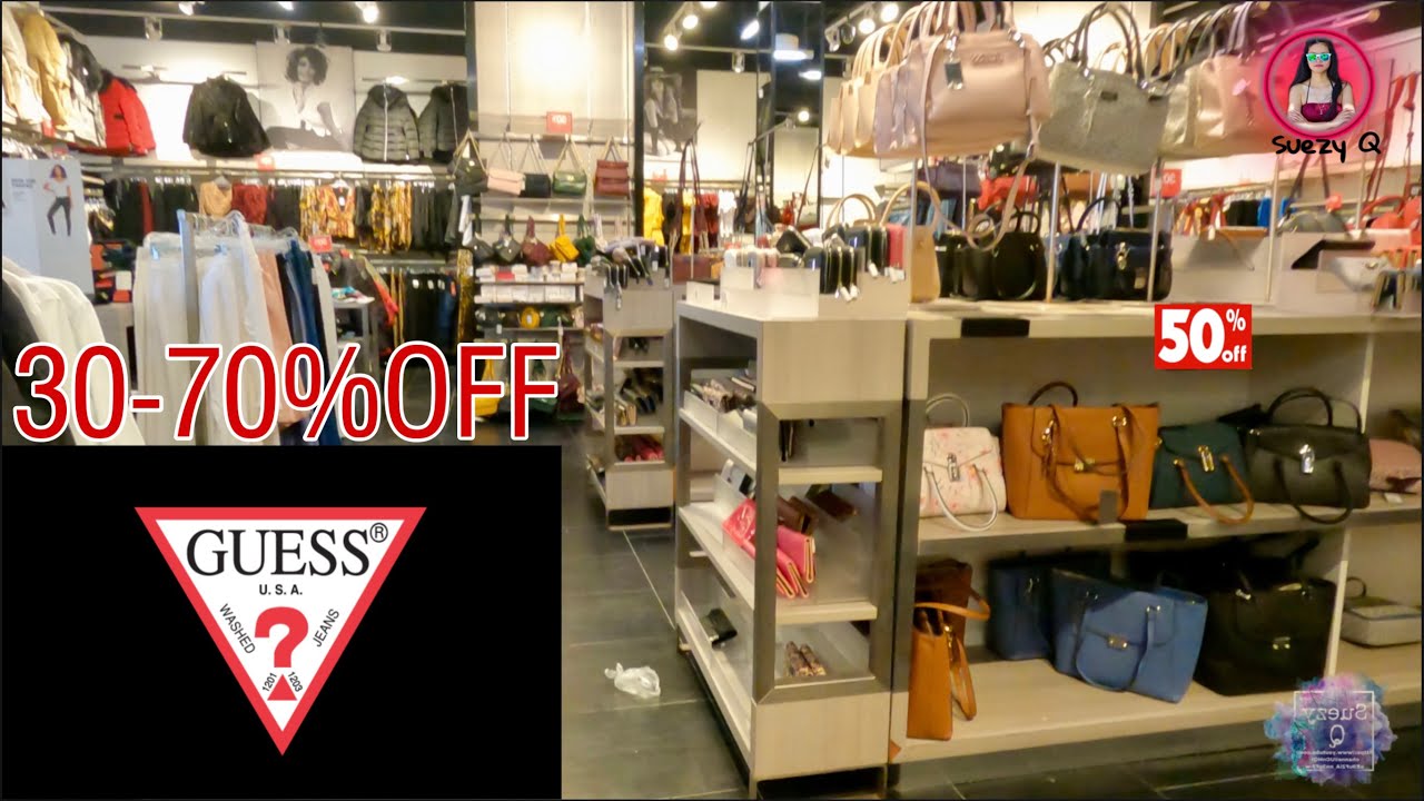 Guess Outlet | รองเท้ากระเป๋าเสื้อผ้ายี่ห้อ Guess - YouTube