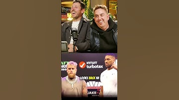 Jake Paul crumbles to Anthony Joshua in Face Off! 👀😂 #jakepaul #anthonyjoshua