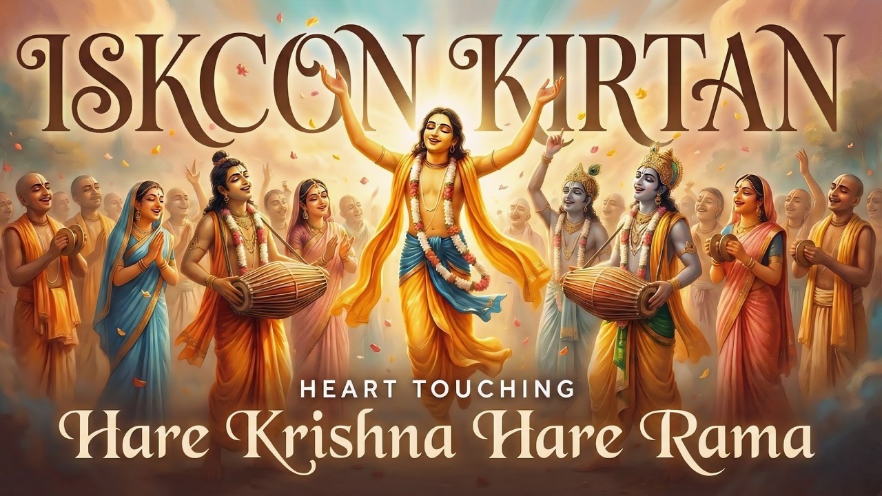 Hare Krishna Hare Krishna | 1 Hour Mahamantra Chanting | ISKCON Bhajan | Daily Meditation Mantra