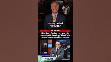 Stephen Colbert S Next Job Revealed Following The Late Show Cancellation Stephencolbert Nextjob 