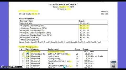How to Read a Progress Report