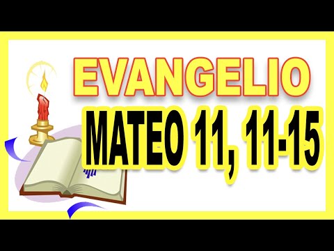✴️ EVANGELIO según San MATEO 11, 11-15 📌 PADRE GUILLERMO SERRA   【 Más grande que Juan el Bautista 】