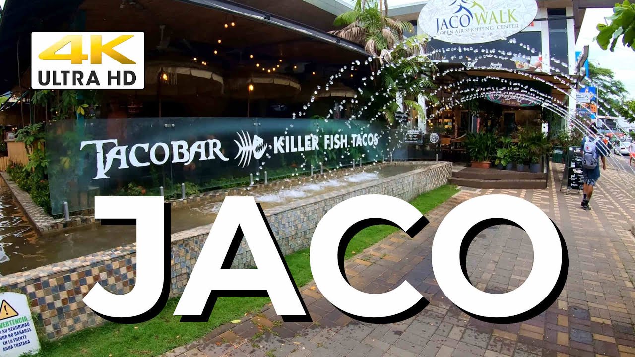 [4K] Walk Through JACO, COSTA RICA // Virtual Treadmill Walk costarica