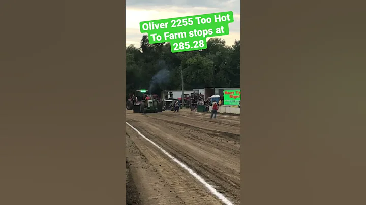 Ron Niemeyer and his Oliver take 7th place in Spri...