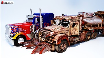 Transformers OPTIMUS PRIME and Megatron movie 3 DOTM