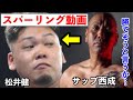 【松井健vsサップ西成】え！過去にスパーリングしてた？BreakingDown9裏側