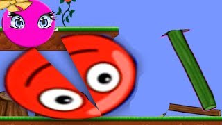 Играем в игру - New RED BALL.Знакомимся с подружкой шарика screenshot 3