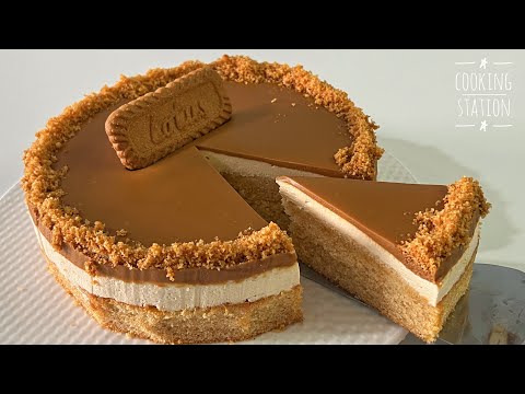 Easy Lotus Biscoff Cake Recipe!  Simple and very tasty!