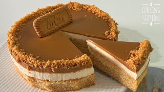 Easy Lotus Biscoff Cake Recipe!  Simple and very tasty!