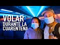 Así es VOLAR EN AVIÓN durante la crisis del coronavirus