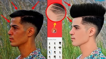 Autodesk Sketchbook Hair + Face Smooth Editing || Autodesk Hair Editing Step By Step || Hair Editing