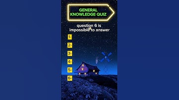 General Knowledge Quiz #quizoftheday #doyouknow #quizchallenge #quizquestions #generalknowledgequiz